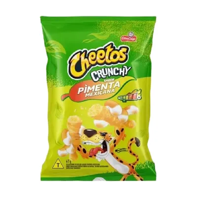 Salgadinho Elma Chips Cheetos Crunchy Pimenta Mexicana 47g
